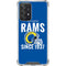 NFL Los Angeles Rams Helmet Galaxy A52 5G Clear Case